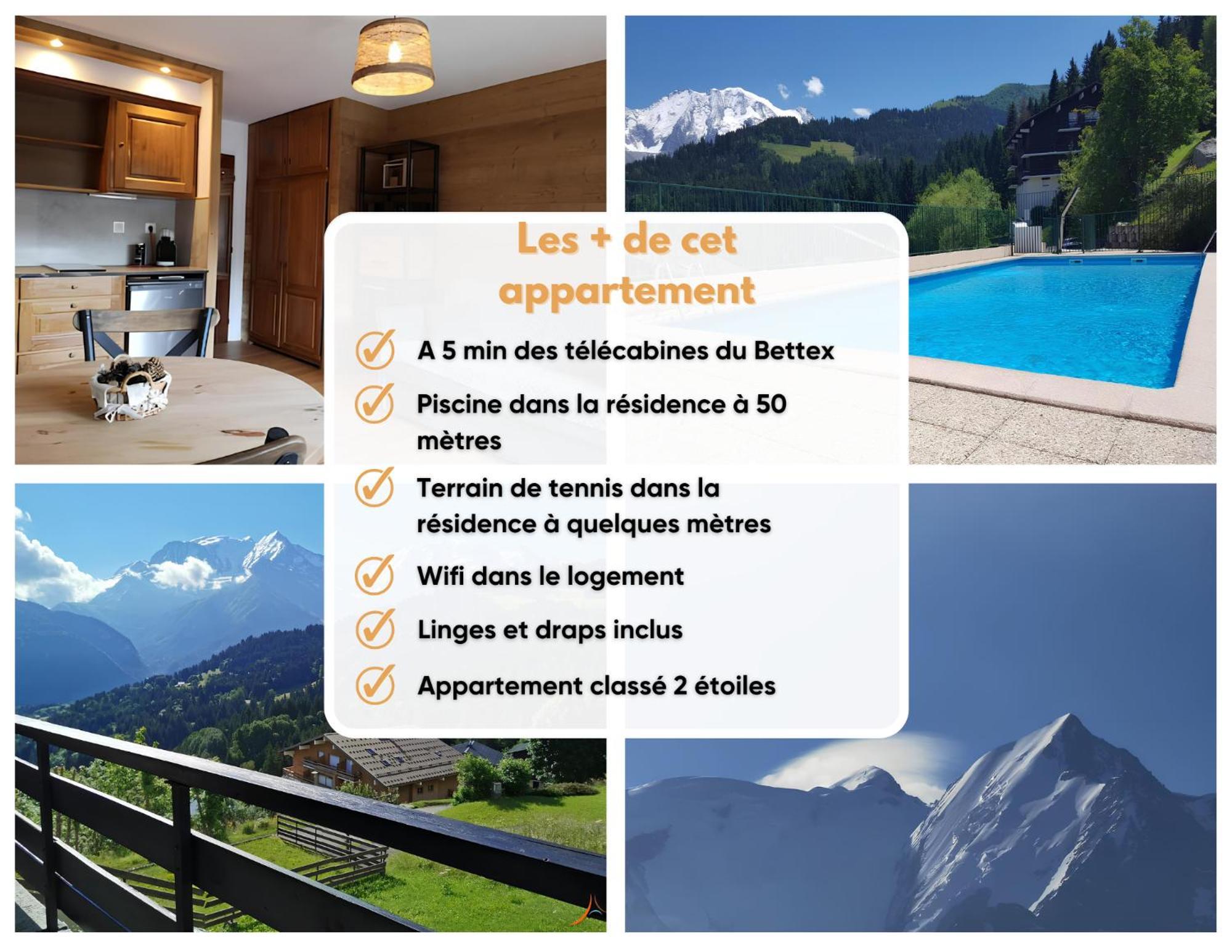 דירות סן-ג'רבה-לה-באן Duo Des Alpages Vue Exceptionnelle Sur Le Mont Blc מראה חיצוני תמונה
